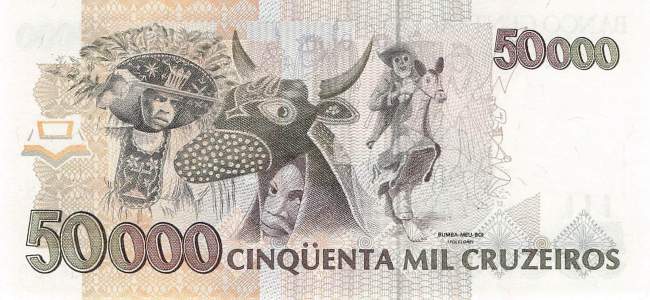 50 Cruzeiros Reais 1993